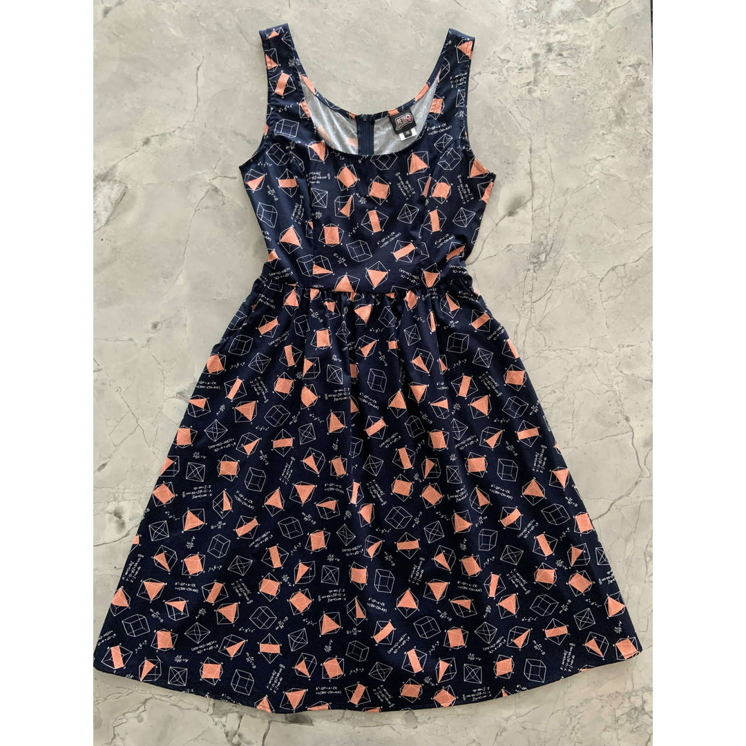 Math Fit & Flare  Dress - XS only, 1 left!