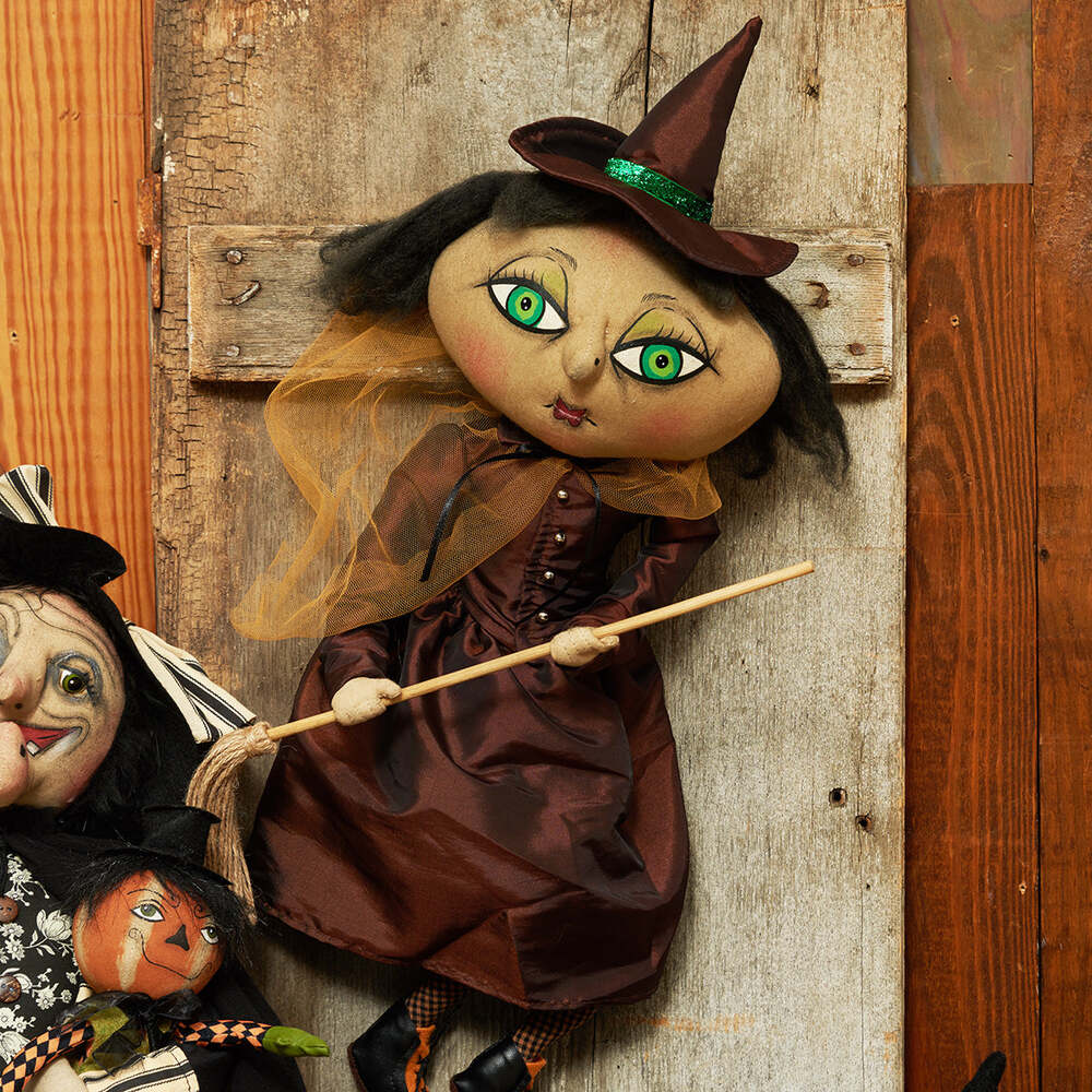 Matilda Witch Gathered Traditions Art Doll by Joe Spencer 3