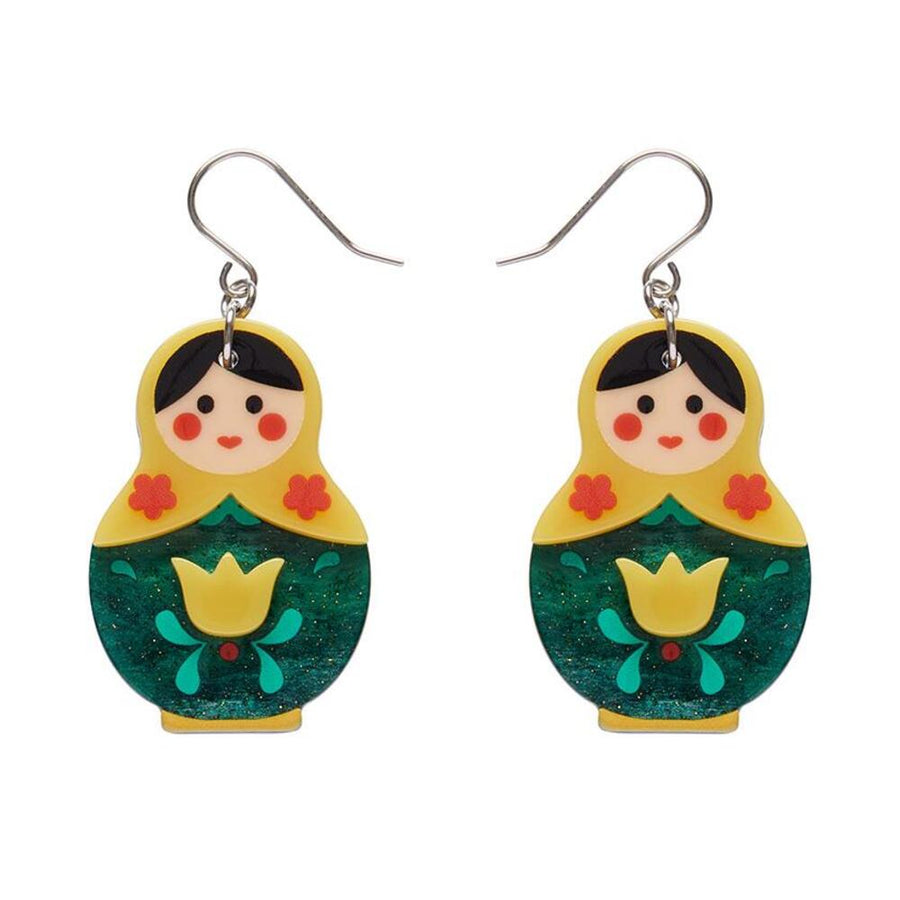 Matryoshka Memories Drop Earrings by Erstwilder