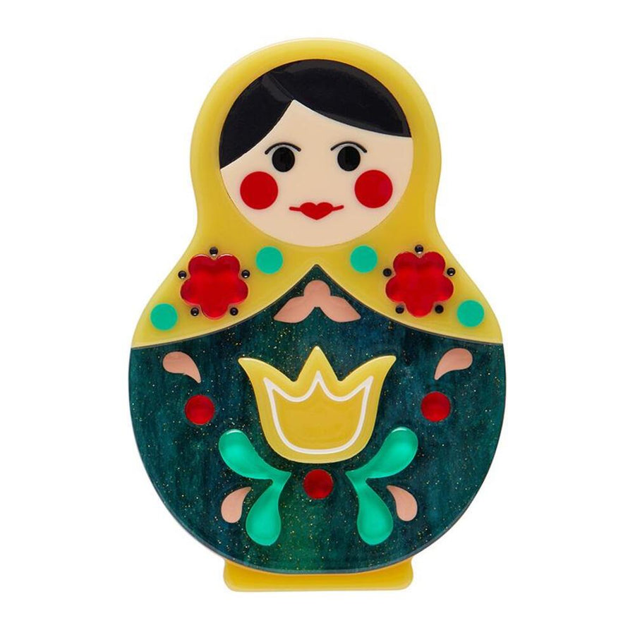 Matryoshka Memories Toy Brooch by Erstwilder