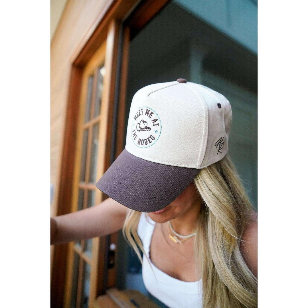 Meet me at the Rodeo - Brown Vintage Trucker Hat