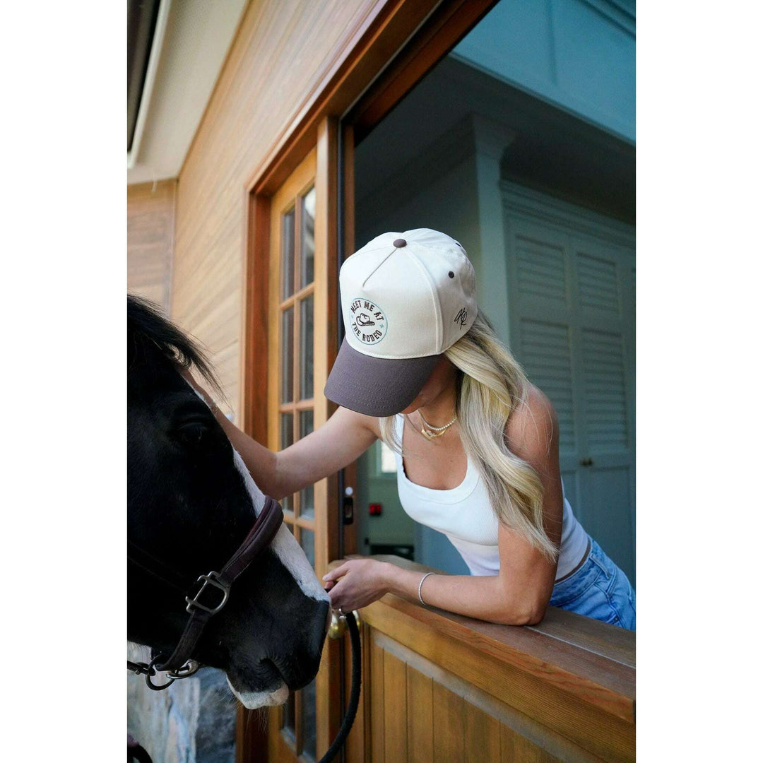 Meet me at the Rodeo - Brown Vintage Trucker Hat