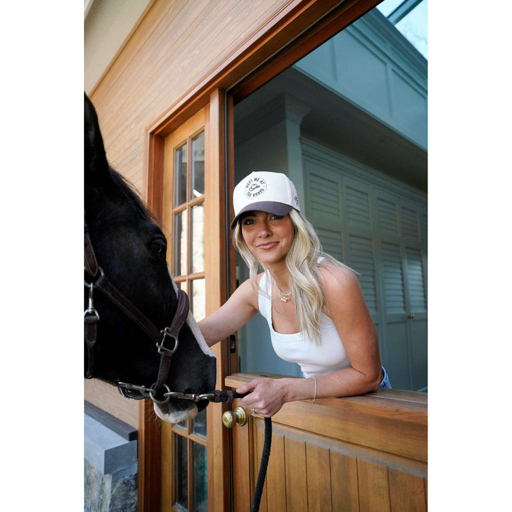 Meet me at the Rodeo - Brown Vintage Trucker Hat