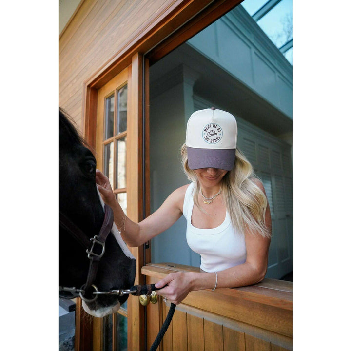 Meet me at the Rodeo - Brown Vintage Trucker Hat