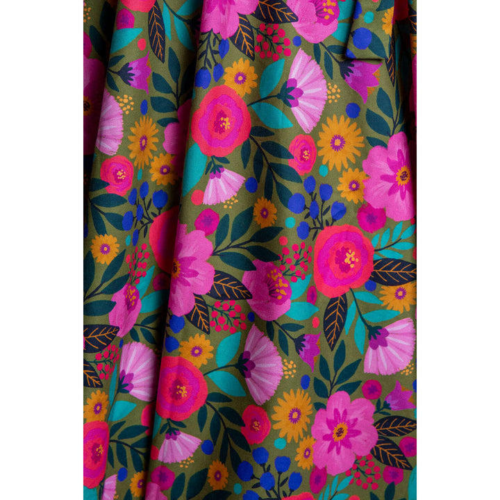 Melody Dress- Gloria's Garden, Olive