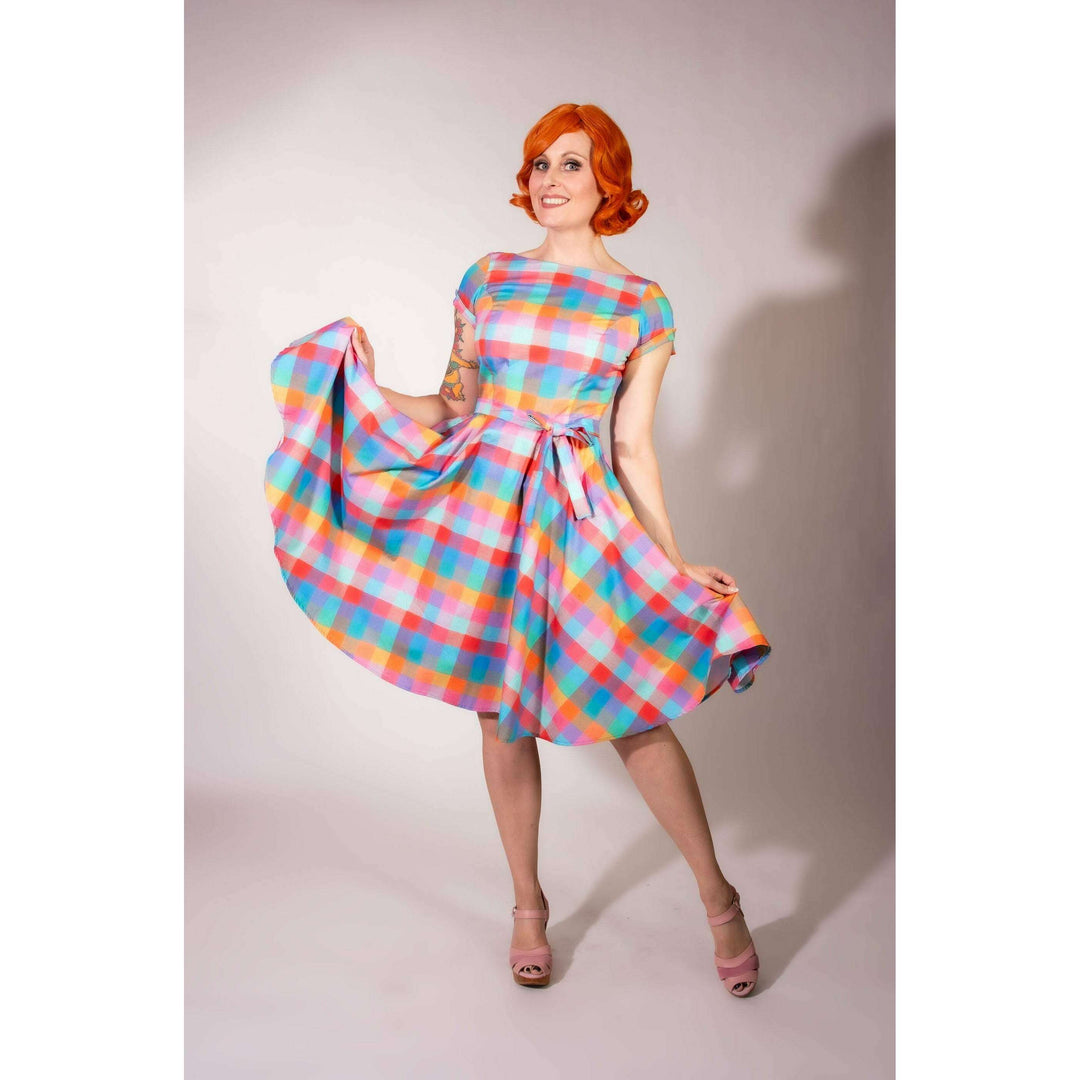 Melody Dress- Rainbow Sherbet