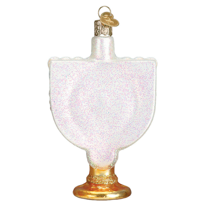 Old World Christmas Menorah Blown Glass Ornament