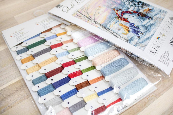 Merry Christmas B2358L Counted Cross-Stitch Kit