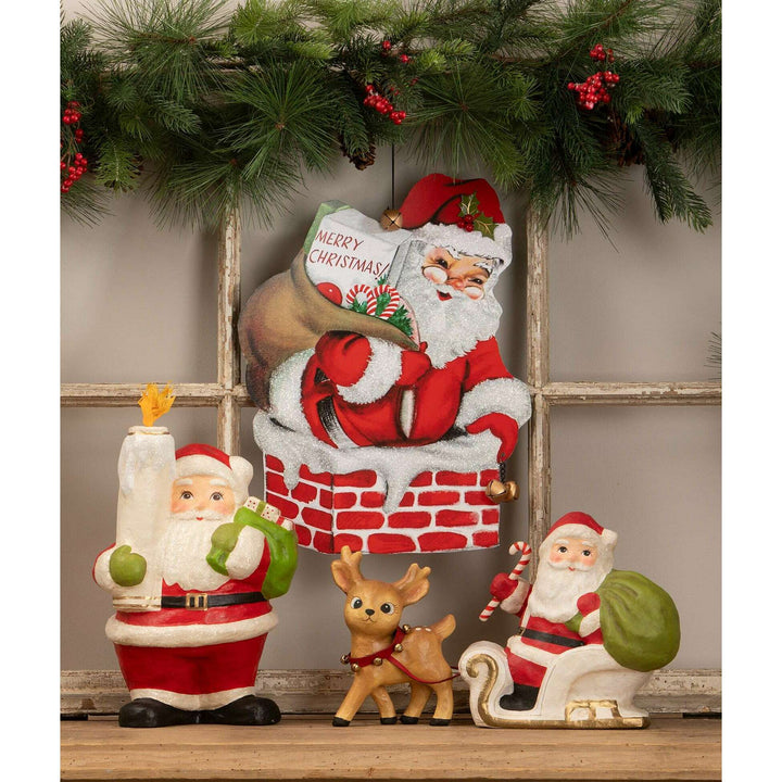 Merry Christmas Santa Sign by Bethany Lowe Designs, image 4