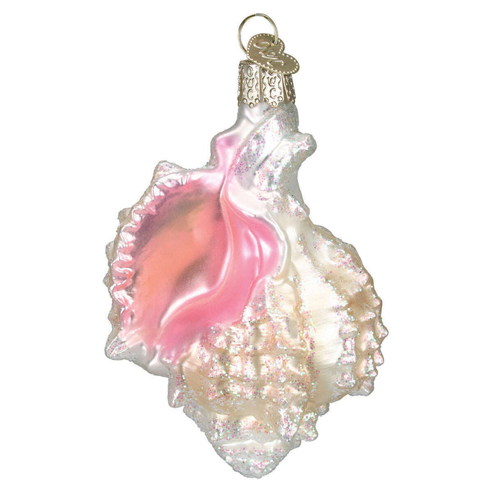 Old World Christmas Mexican Shell Blown Glass Ornament