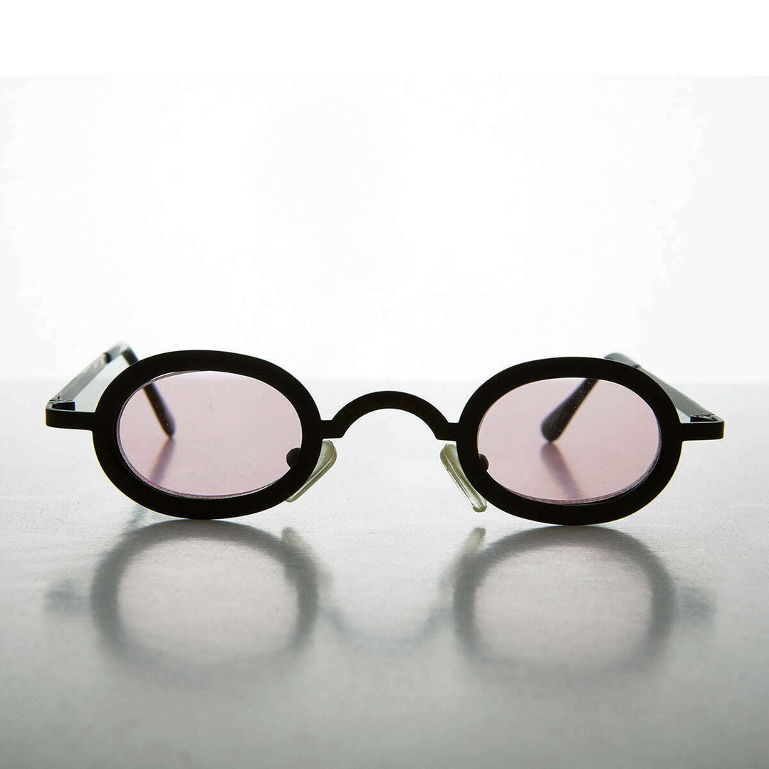 Micro Vintage Sunglasses with Tinted Lenses - Desert