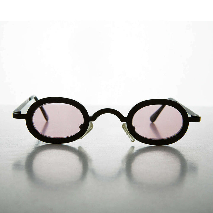 Micro Vintage Sunglasses with Tinted Lenses - Desert