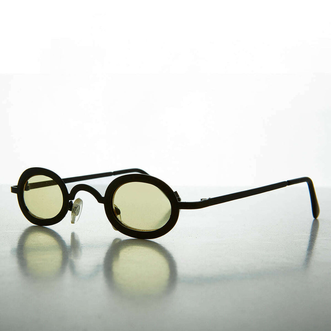 Micro Vintage Sunglasses with Tinted Lenses - Desert