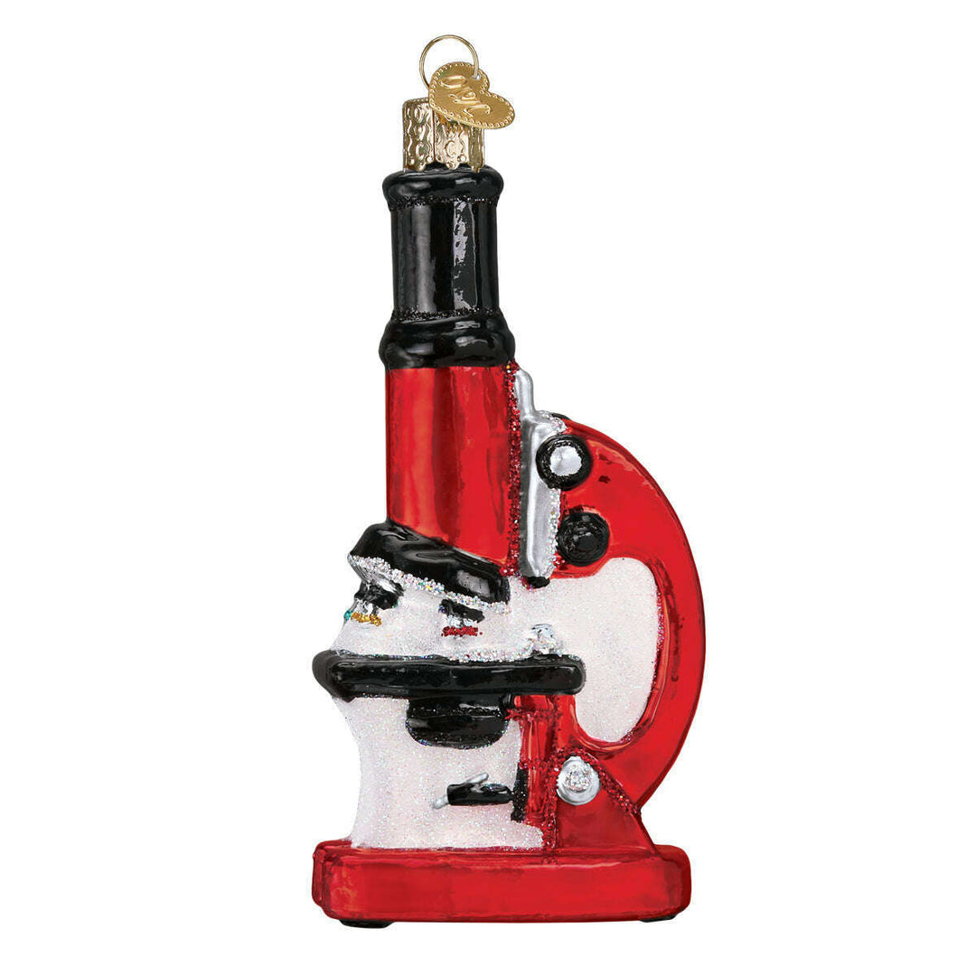 Old World Christmas Microscope Blown Glass Ornament