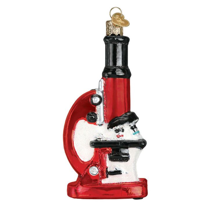 Old World Christmas Microscope Blown Glass Ornament