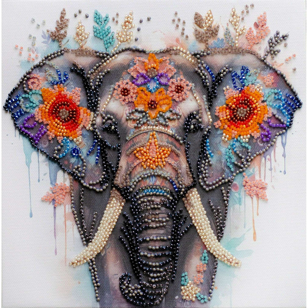 Mid-sized Bead Embroidery kit - Secrets of the east