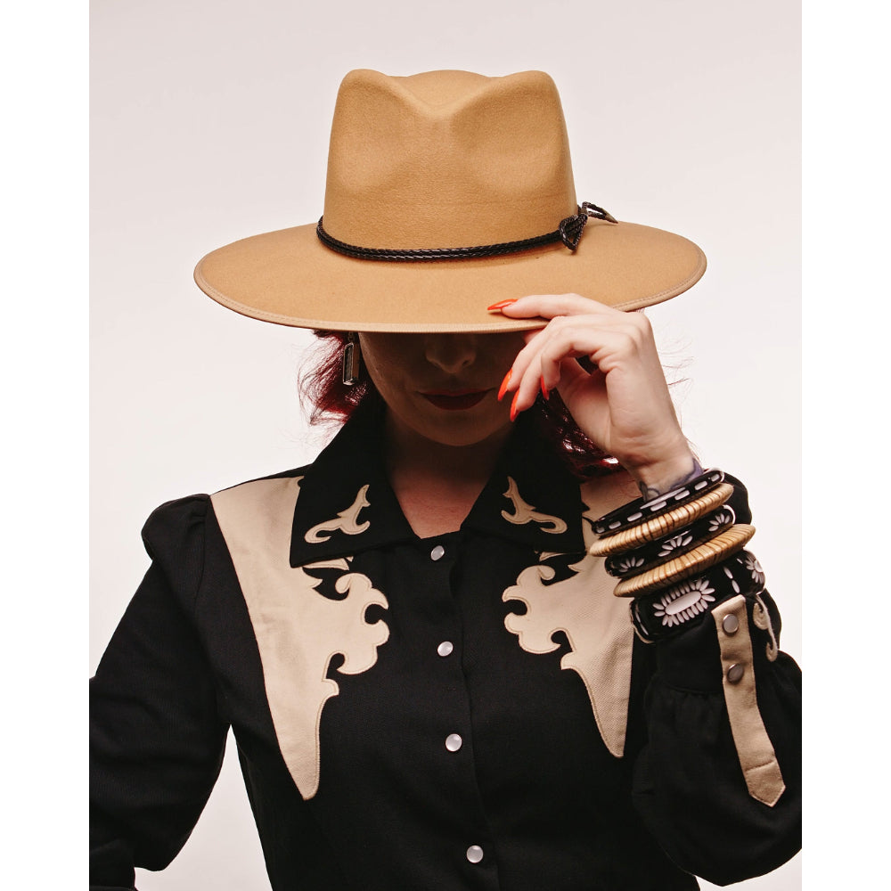 Midi Rebel Black Bangle by Splendette image 2