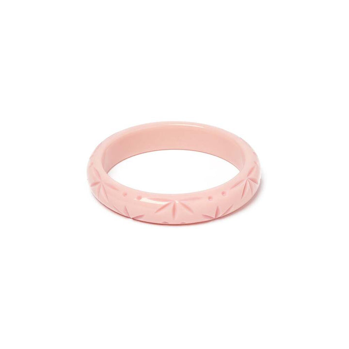 Midi Shell Heavy Carve Medium Bangle by Splendette 