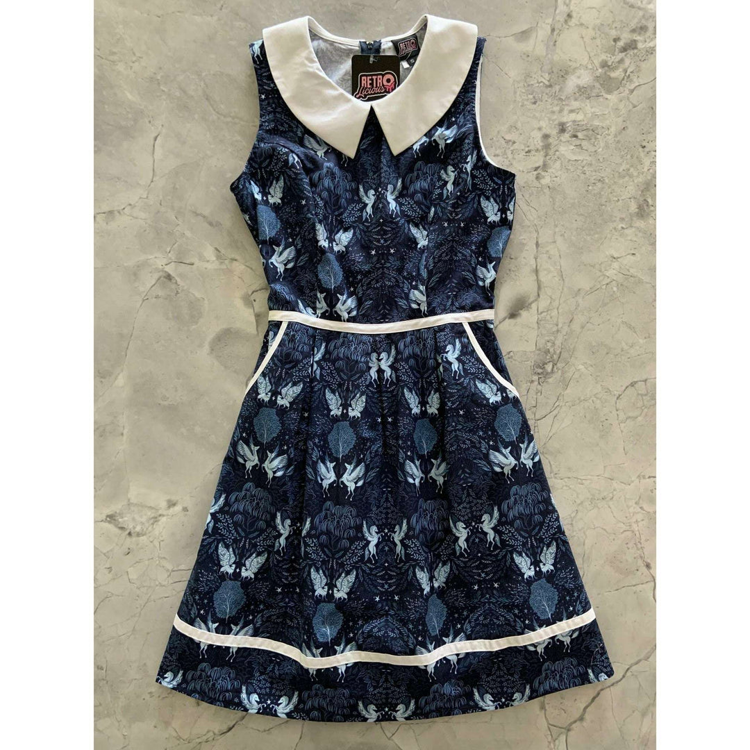Midnight Collared Dress