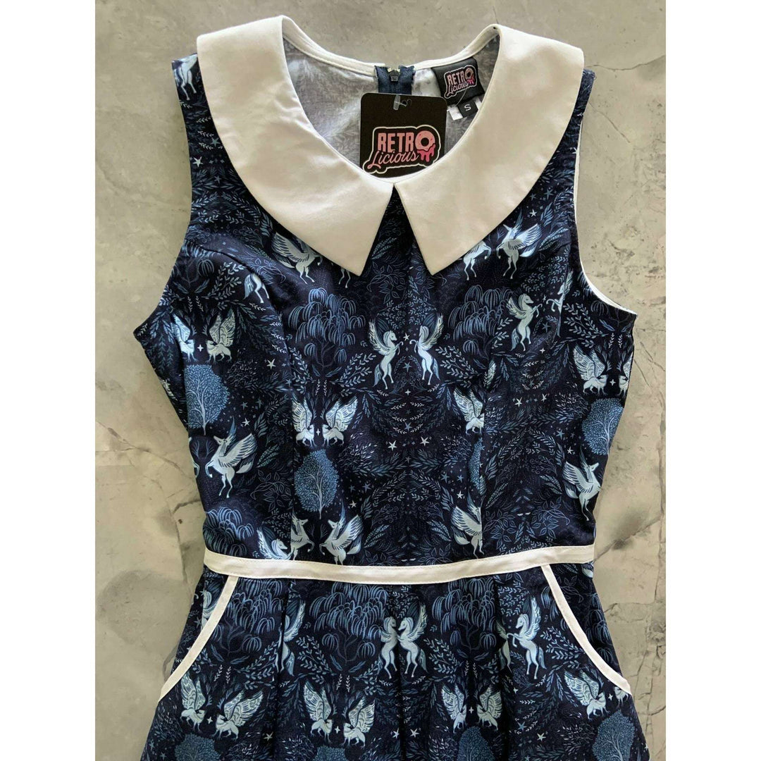 Midnight Collared Dress
