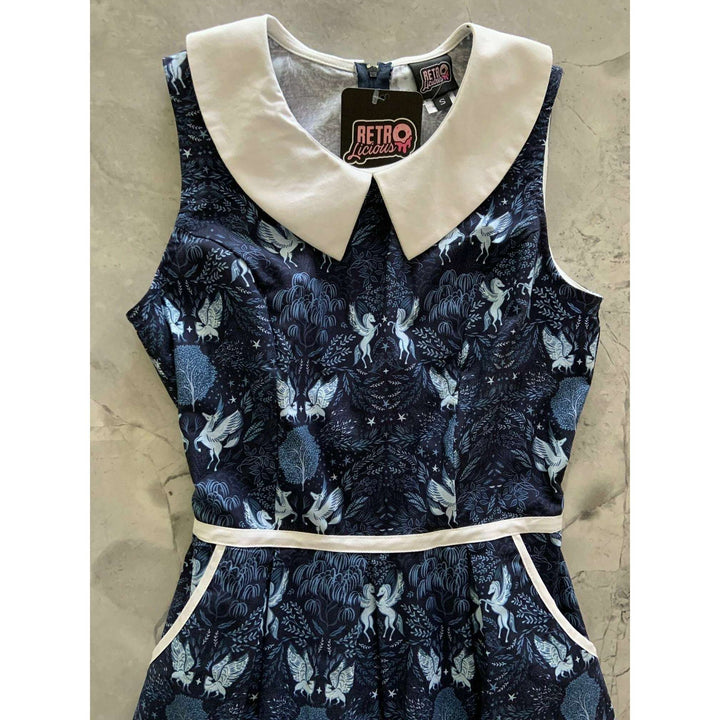 Midnight Collared Dress