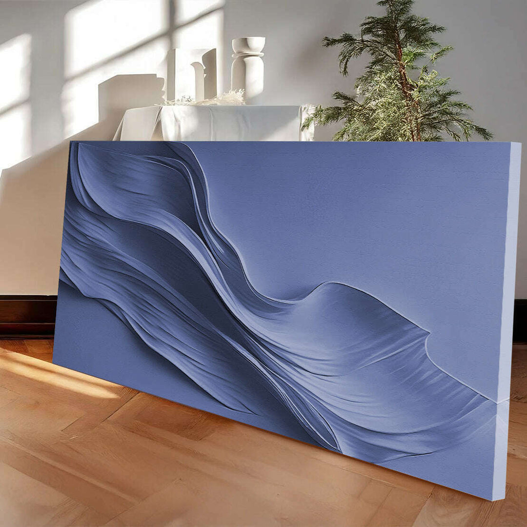 Midnight Navy Minimalist Wall Art