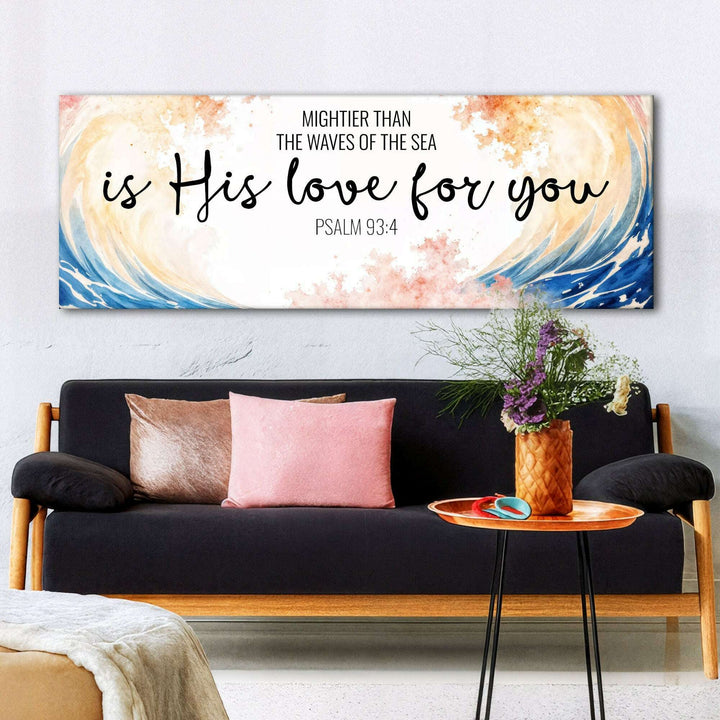 Mightier Than the Waves of the Sea Psalm 93:4 Faith Sign III