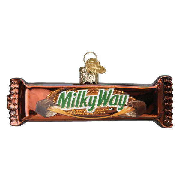Old World Christmas Milky Way Candy Bar Blown Glass Ornament