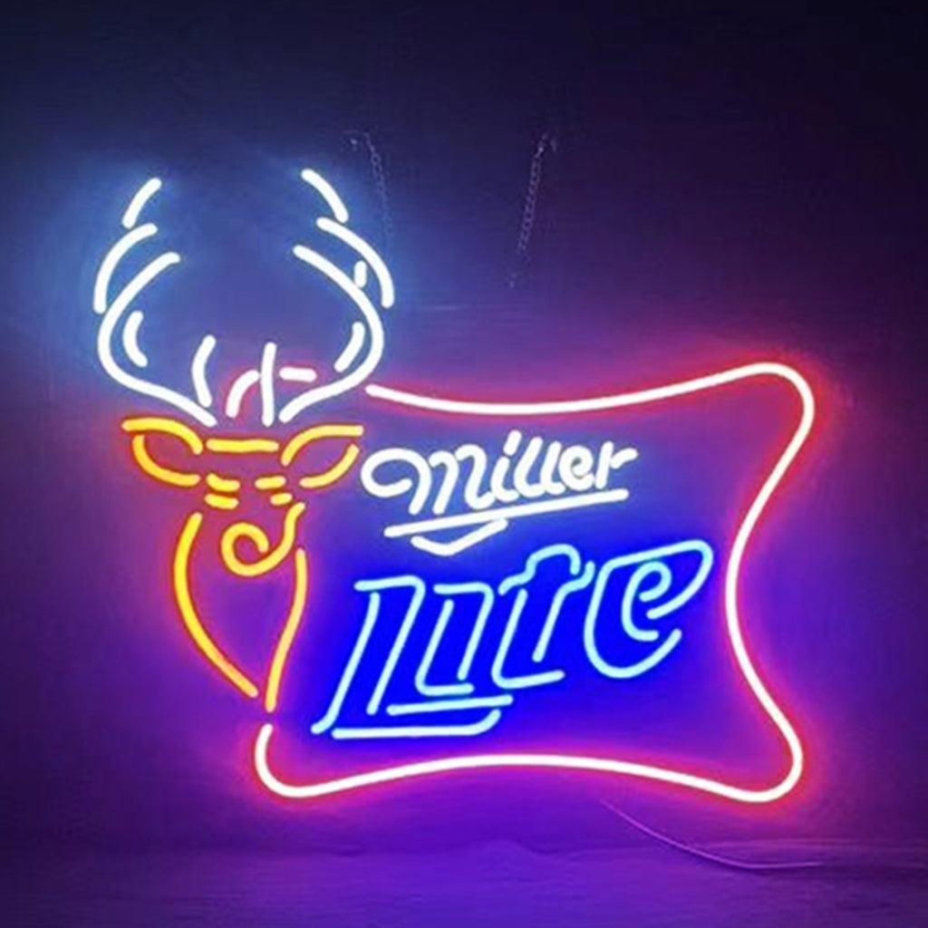 Miller Lite Deer Neon Signs