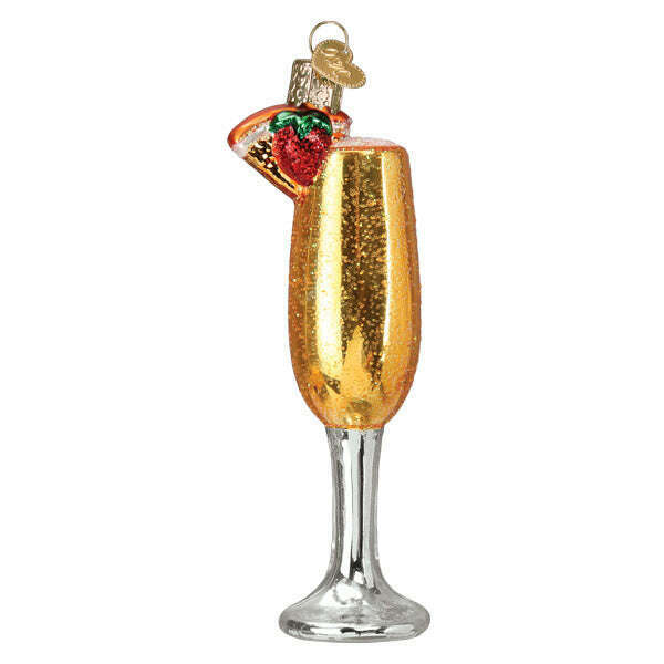 Old World Christmas Mimosa Blown Glass Ornament