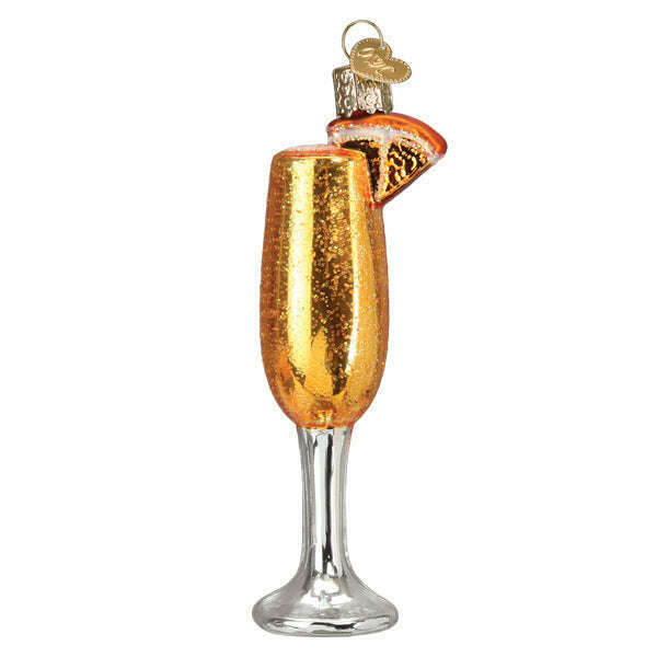 Old World Christmas Mimosa Blown Glass Ornament