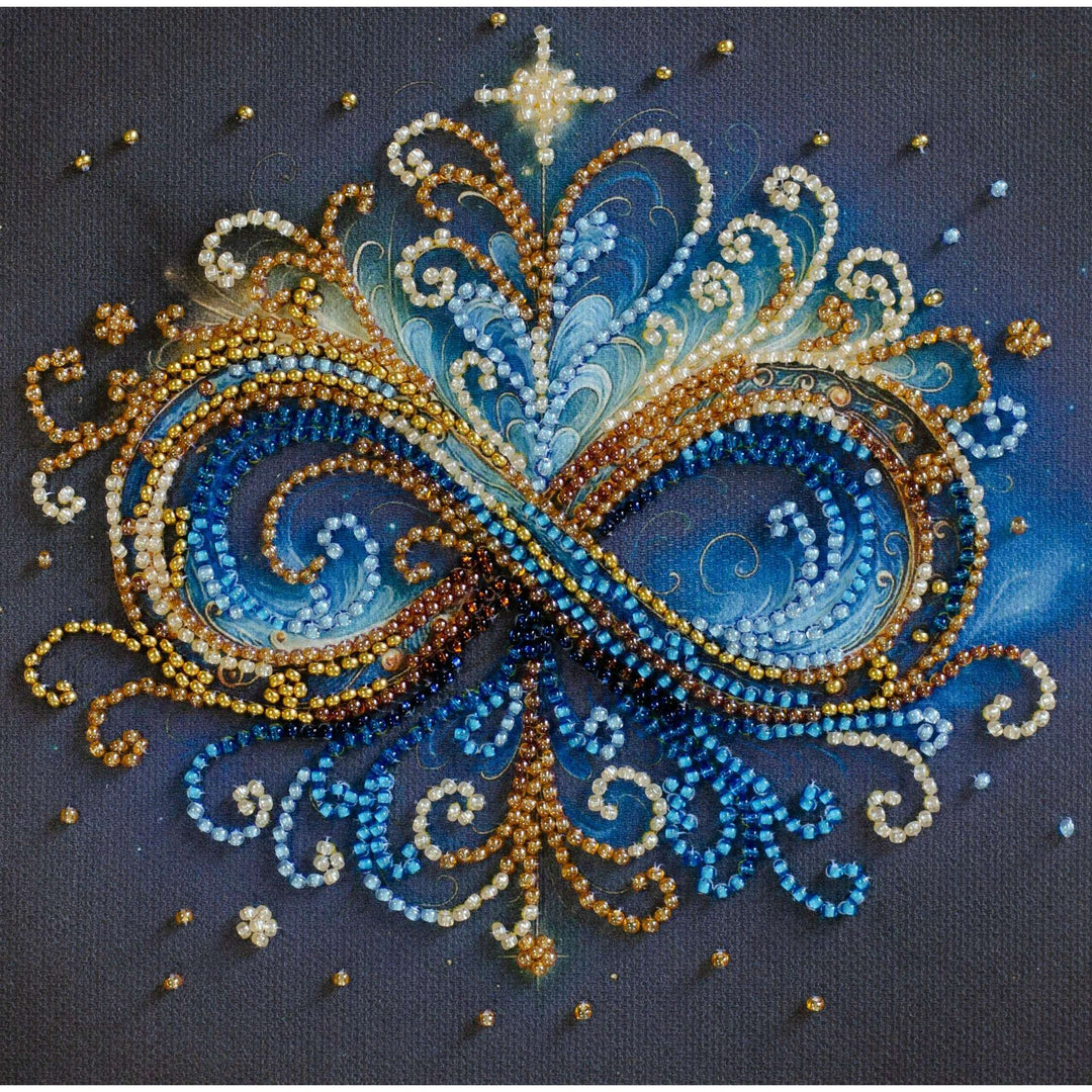 Mini Bead embroidery kit - Infinity AM-261