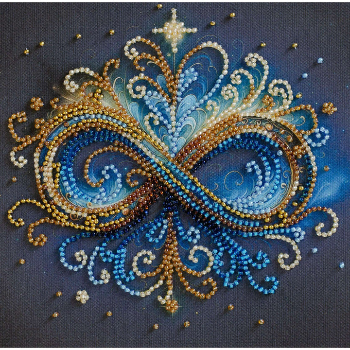 Mini Bead embroidery kit - Infinity AM-261