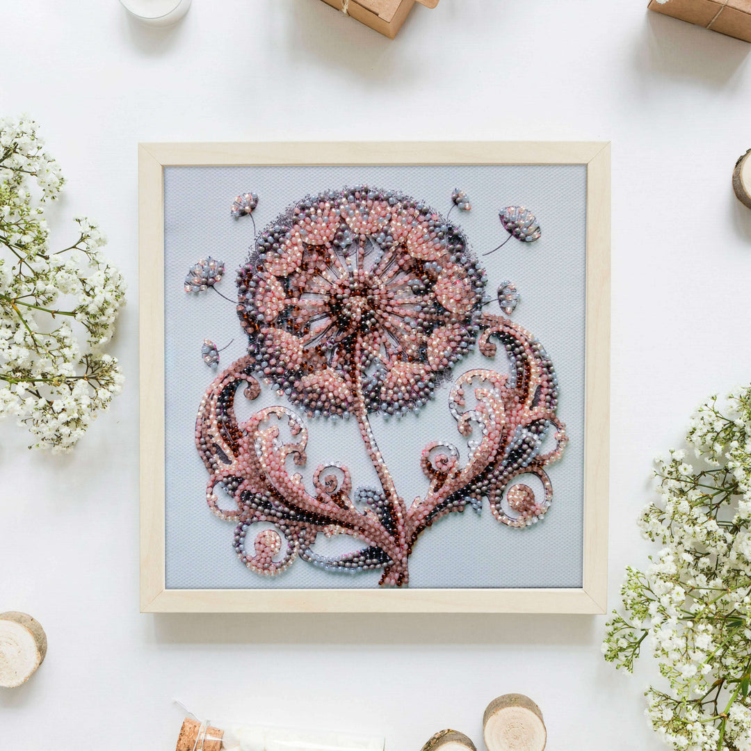 Mini Bead embroidery kit - Weightless tenderness AM-258