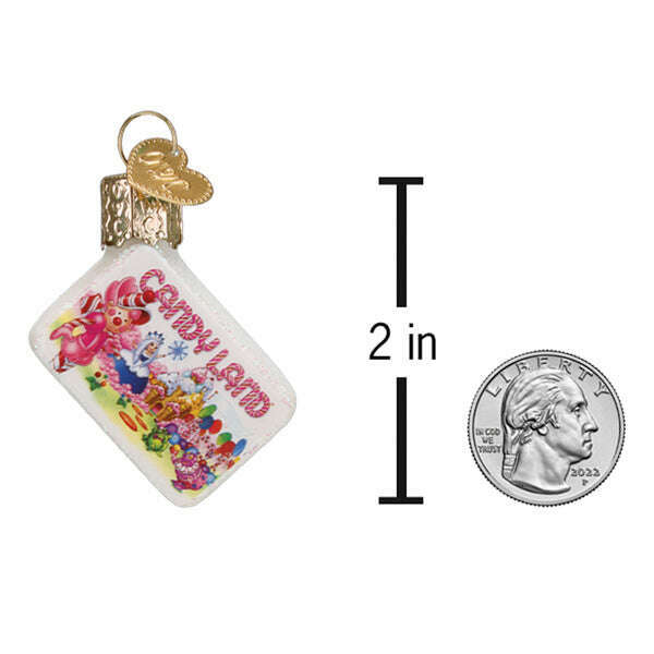 Old World Christmas Mini Candy Land Blown Glass Ornament