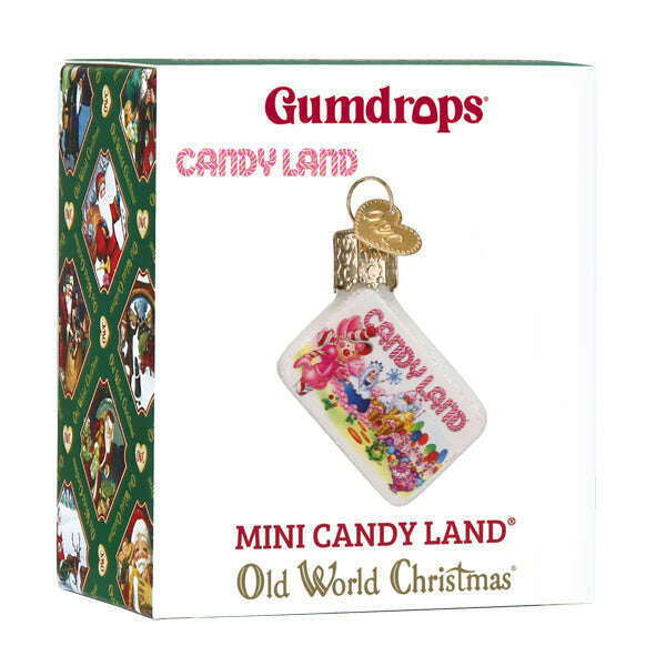 Old World Christmas Mini Candy Land Blown Glass Ornament