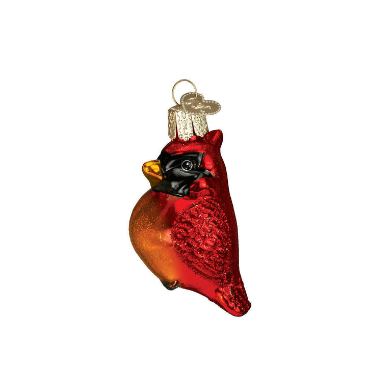 Old World Christmas Mini Cardinal Blown Glass Ornament