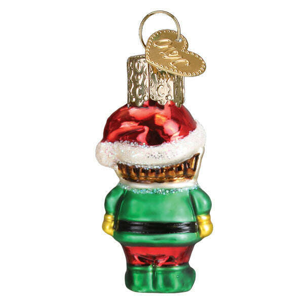 Old World Christmas Mini Elf Blown Glass Ornament
