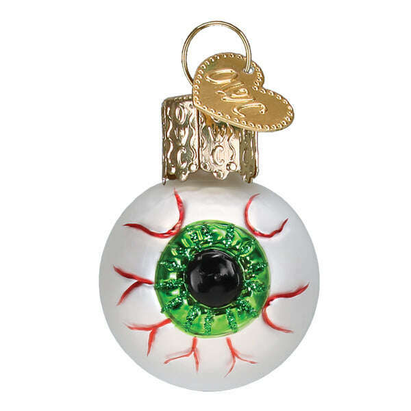 Old World Christmas Mini Evil Eye Blown Glass Ornament