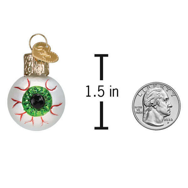 Old World Christmas Mini Evil Eye Blown Glass Ornament