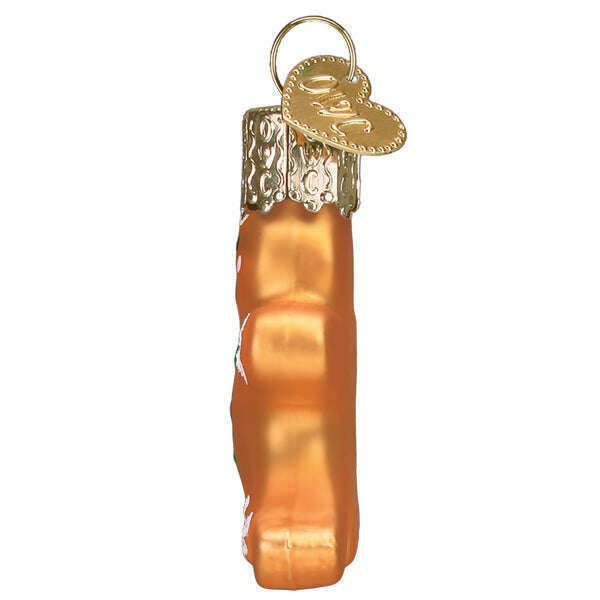 Old World Christmas Mini Gingerbread Man Blown Glass Ornament