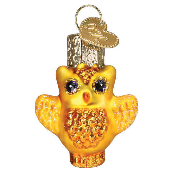 Mini Halloween Owl Ornament