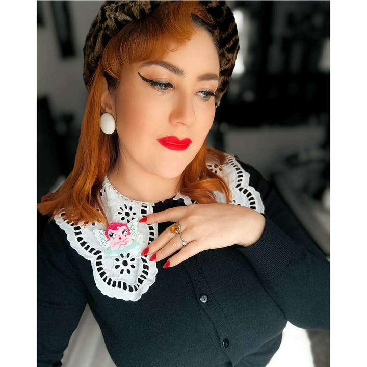 Mini Matchmaker Brooch by Miss Fluff x Lipstick & Chrome – view 4