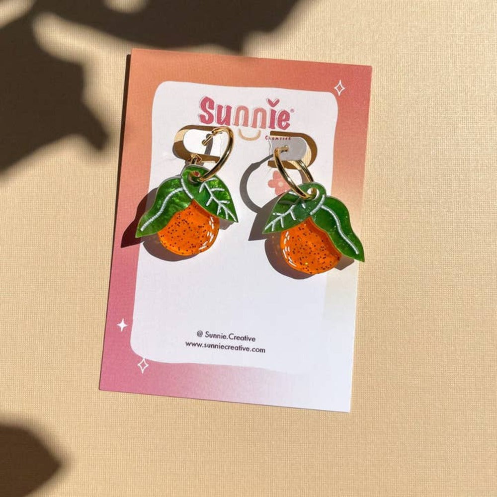 Mini Orange Dangle 2