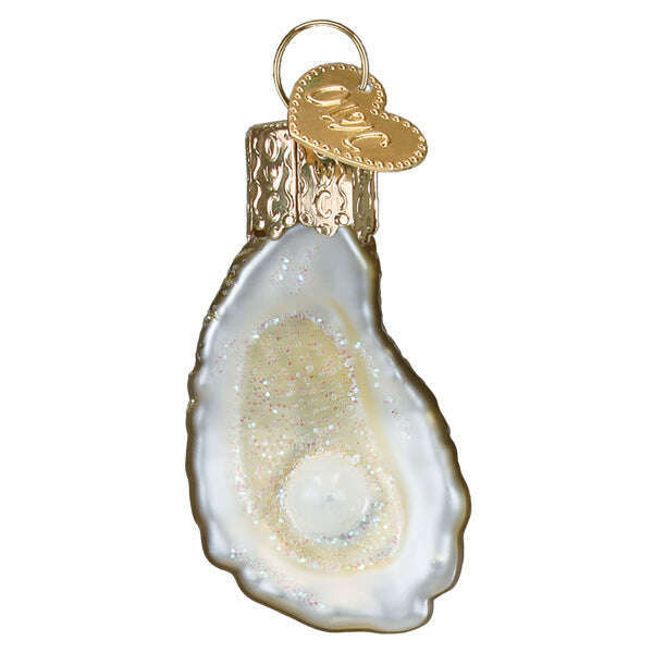 Old World Christmas Mini Oyster With Pearl Blown Glass Ornament