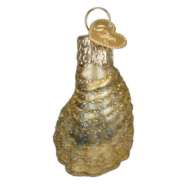 Old World Christmas Mini Oyster With Pearl Blown Glass Ornament