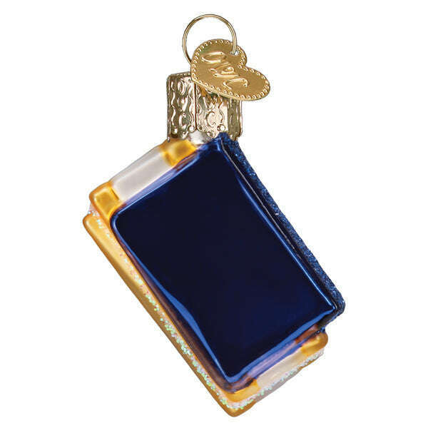 Old World Christmas Mini Passport Blown Glass Ornament