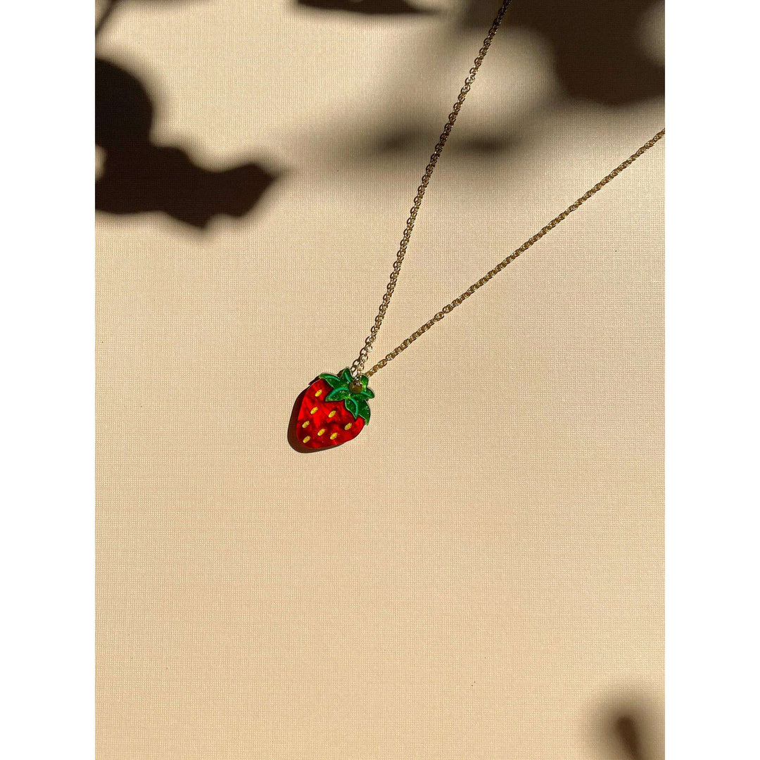 Mini Strawberry Necklace
