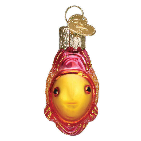 Old World Christmas Mini Tropical Fish Blown Glass Ornament