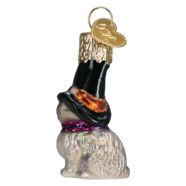 Mini Witch Cat Ornament